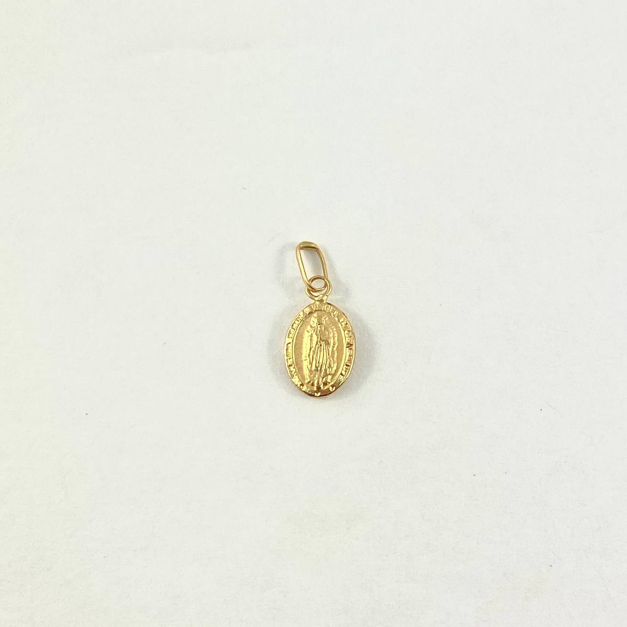 Dije Virgen Guadalupe 0.3gr / 1.5cm / Troquelada Oro Amarillo