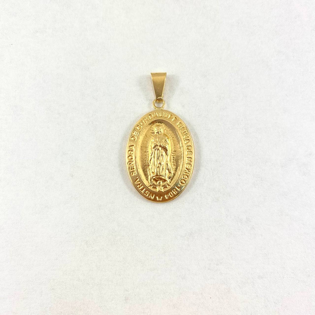 Dije Virgen Guadalupe 2.3gr / 3.6cm / Troquelada Oro Amarillo