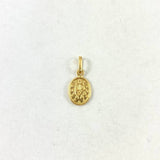 Dije Virgen Milagrosa 0.45gr / 1.8cm / Plana Oro Amarillo