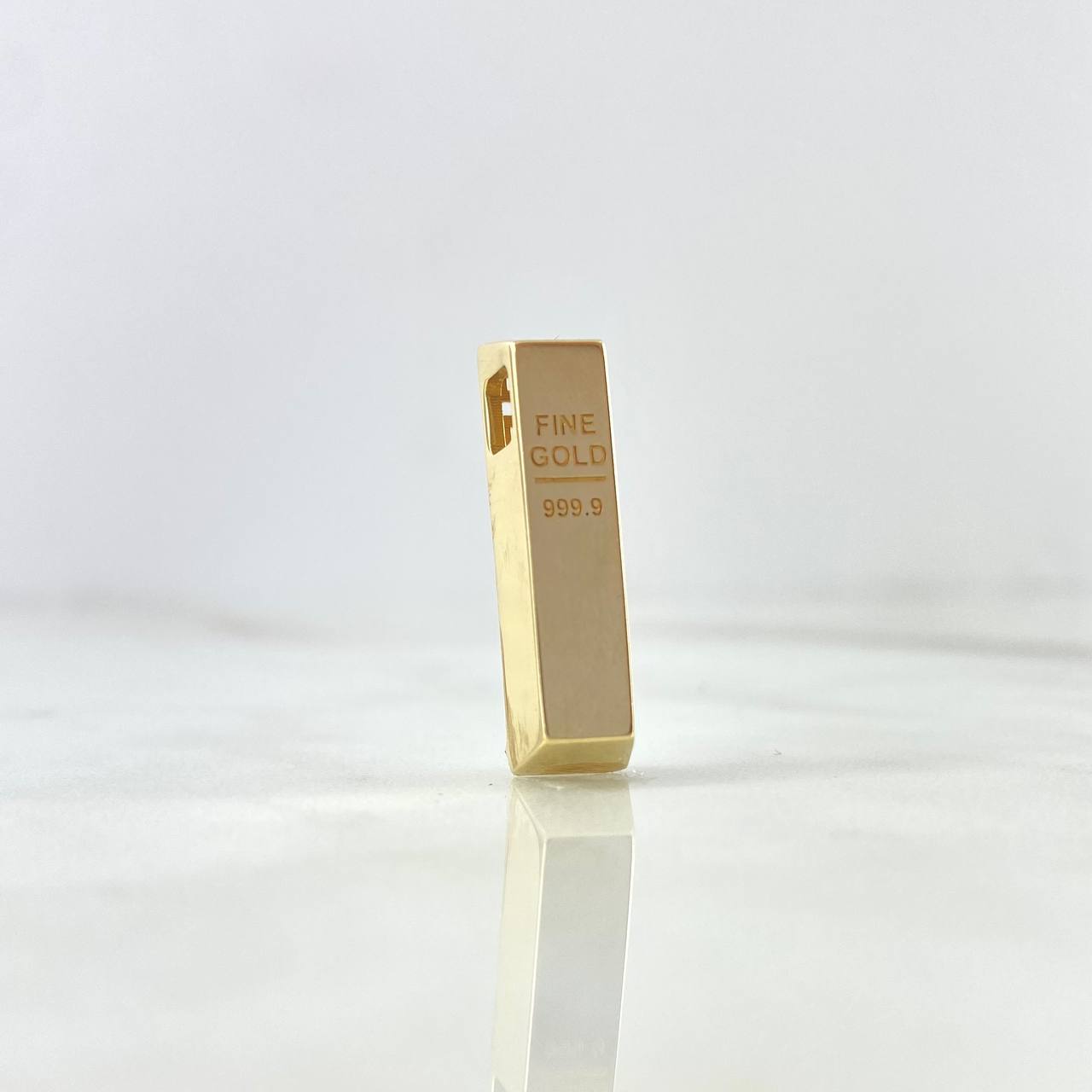 Dije Lingote 2.45gr / 2.5cm / Oro Amarillo +4 ©