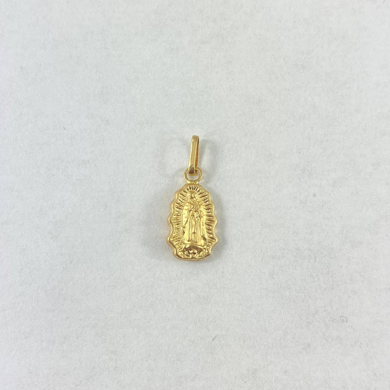 Dije Virgen Guadalupe 0.65gr / 2cm / Silueta Oro Amarillo