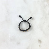 Anillo Negro Carril 0.5gr / 3mm Bolas Lisas 10 Und Oro Amarillo ©