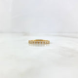 Anillo Churumbela Garritas 1.8gr / T6 1/4 / Diamantes Blancos 15pts Oro Amarillo (Joya) ©