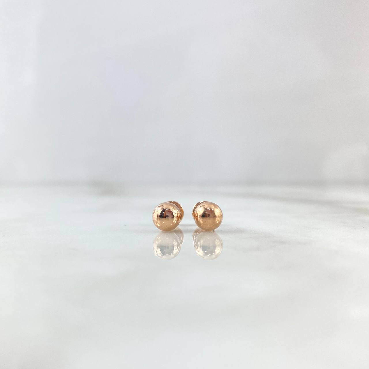 Topos Bola 6mm 0.65gr / Lisa Oro Rosa