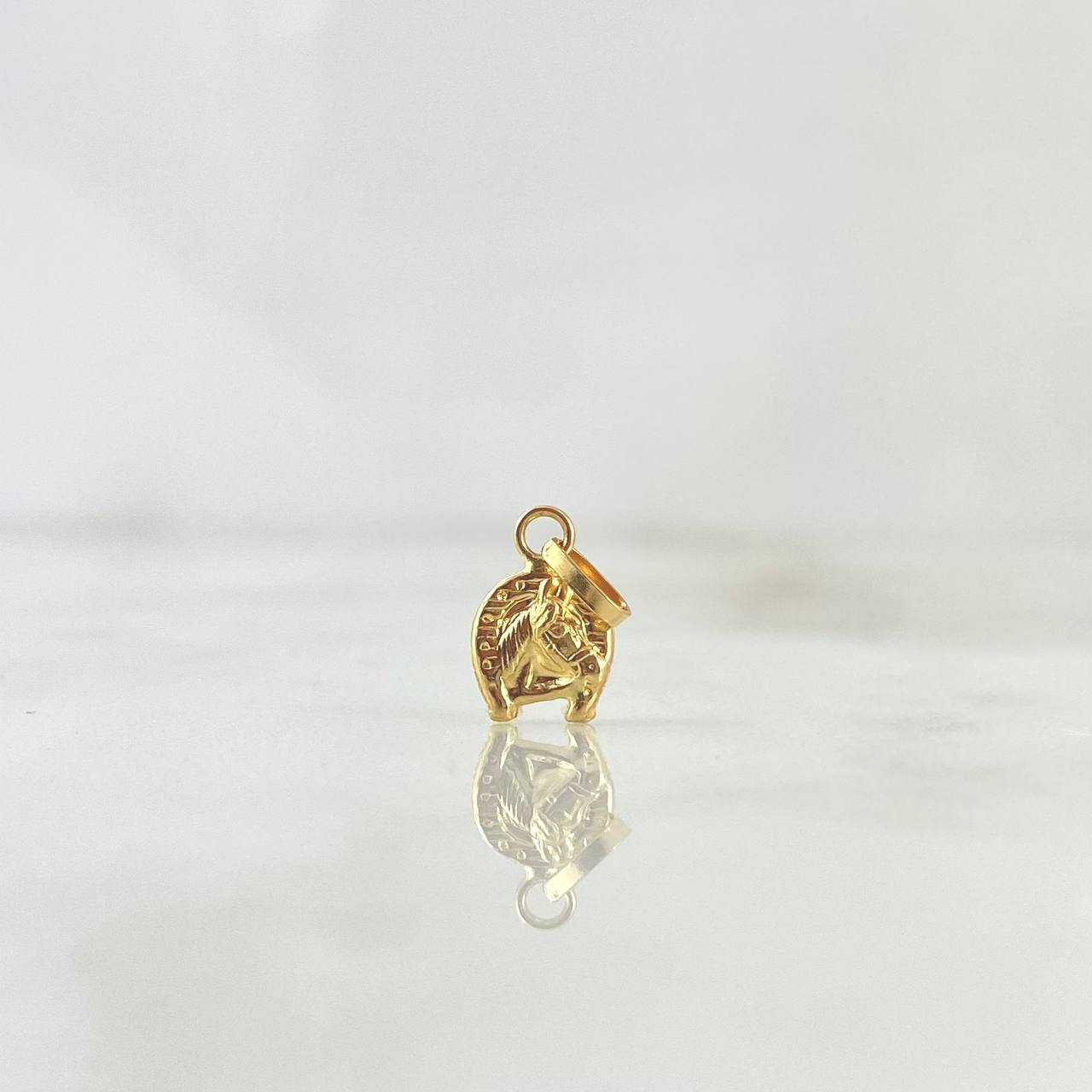 Dije Caballo Herradura 0.25gr / 1.4cm / Oro Amarillo