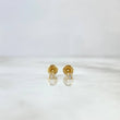 Topos Chispa 0.65gr / 1.8mm Diamantes Blancos 5pts Oro Amarillo (Joya)