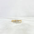 Anillo Solitario Trio 1.75gr / T7 1/2 / Diamantes Blancos 10 pts Oro Amarillo (Joya) ©