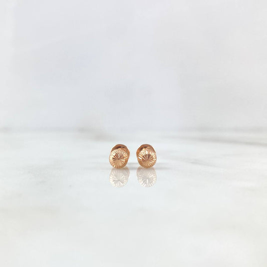 Topos Bola 5mm 0.6gr / Diamantada Oro Rosa