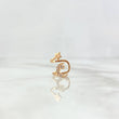 Piercing Earcuff Simulador 0.95gr / 1.1cm / Estrella Luna Oro Amarillo (Joya)