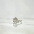 Anillo Solitario de Compromiso 4.2gr / T5 / Diamantes Blancos 1.4QTS Oro Blanco (Joya)