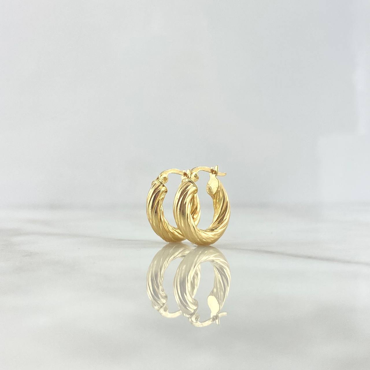 Candongas Sofi 1.9gr / 1.8cm / Espiral Oro Amarillo *