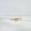 Anillo Solitario Chispa 1.4gr / T8 / Circon Blanco Oro Amarillo