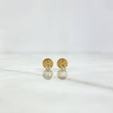 Topos Chispa 0.5gr / 2mm Diamantes Blancos 5pts Oro Amarillo (Joya)