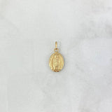 Dije Virgen Guadalupe 0.45gr / 1.9cm / Medalla Oro Amarillo