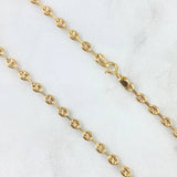 Cadena Gc 7.35gr / 50cm / 3.5mm Lisa Oro Amarillo 18K