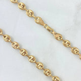 Cadena GC 12.05gr / 50cm / 4.5mm Diamantada Oro Amarillo