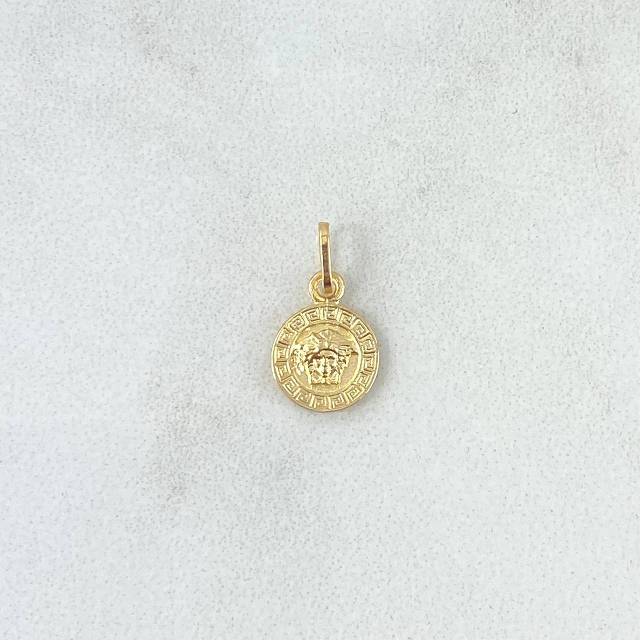 Dije Medusa Medalla 0.45gr / 1.8cm / Oro Amarillo