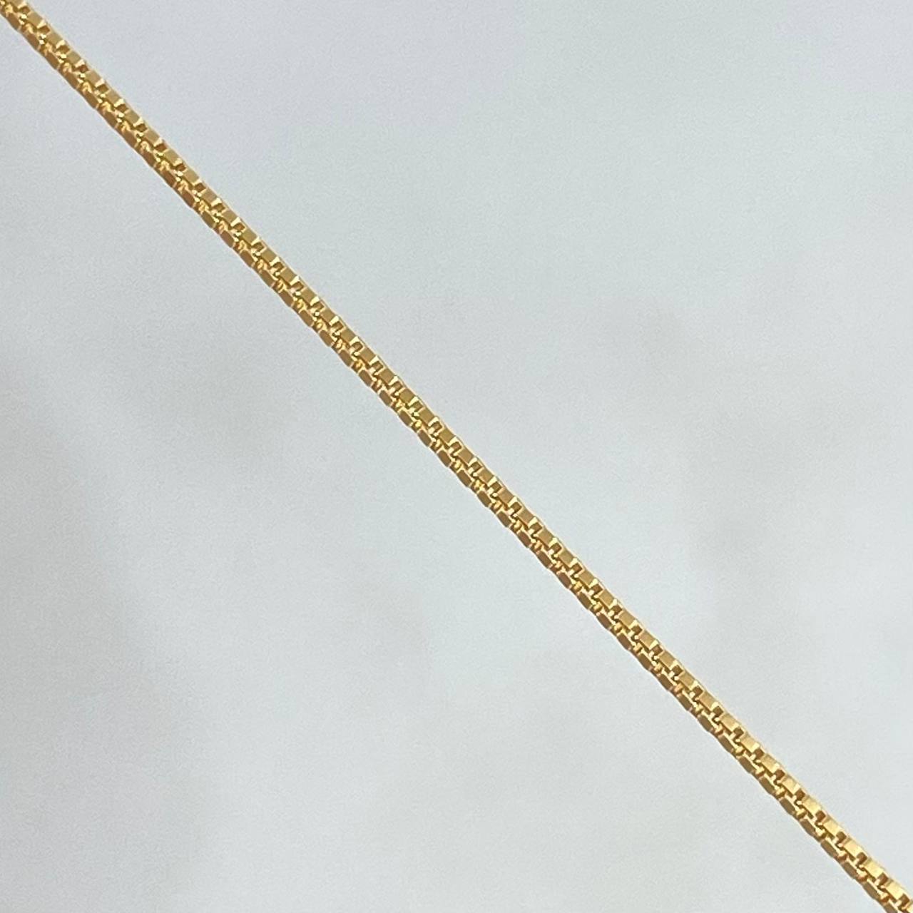 Cadena Veneciana 1.85gr / 50cm / 0.7mm Oro Amarillo +3 18K ©