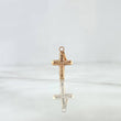 Dije Cruz Cristo 0.5gr / 2cm / Oro Rosa