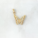 Dije Mariposa 1.5gr / 2.3cm / Doble Oro Amarillo *