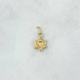 Dije Estrella De David 0.25gr / 1cm / Oro Amarillo *