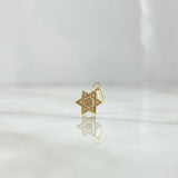 Dije Estrella De David 0.25gr / 1.5cm / Oro Amarillo 18K