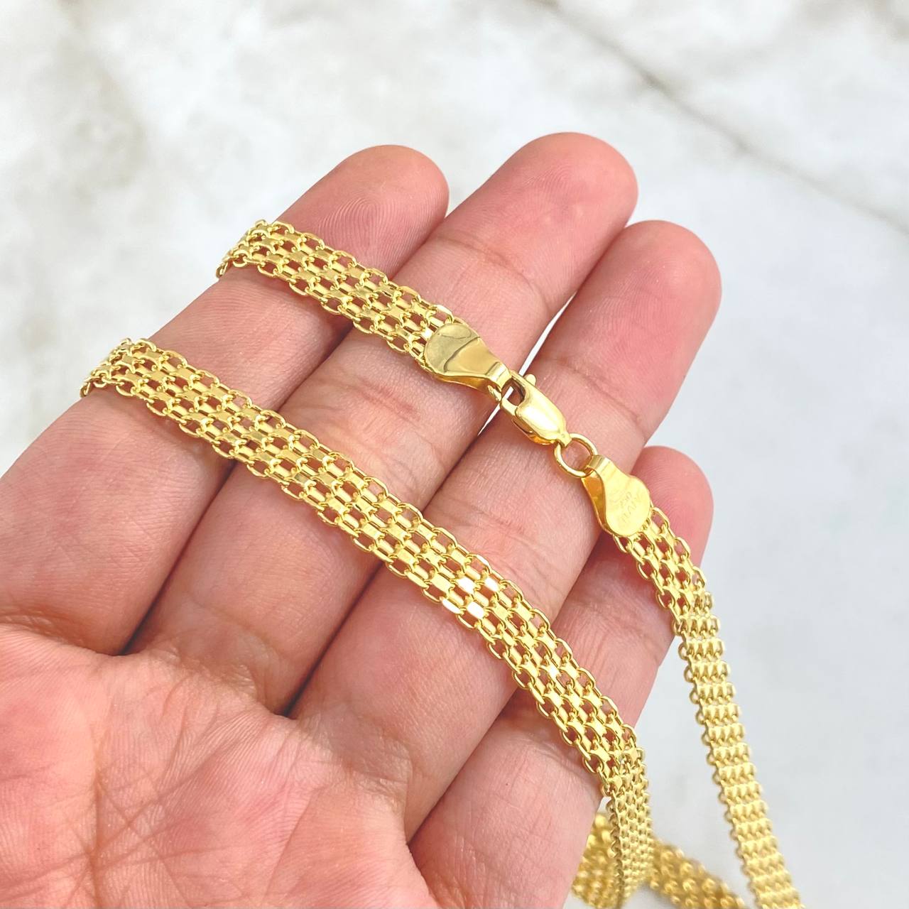 Cadena China 20.35gr / 50cm / 7mm Oro Amarillo +0 18K *