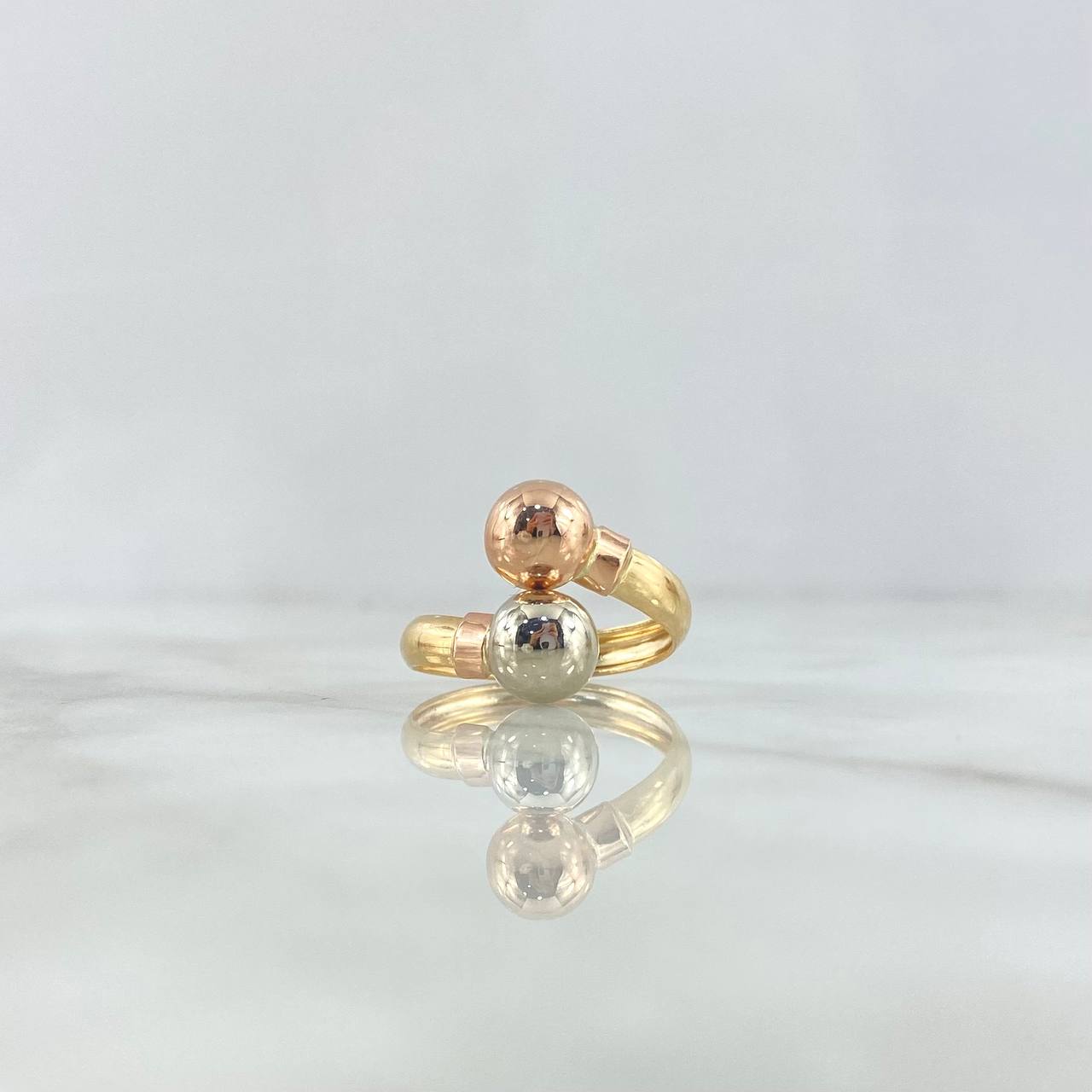 Anillo TU Y Yo 2.45gr / T7 / 8mm Tres Oros