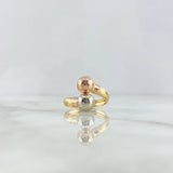 Anillo TU Y Yo 2.45gr / T7 / 8mm Tres Oros