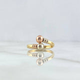 Anillo TU Y Yo 1.6gr / T8 / 6mm Tres Oros