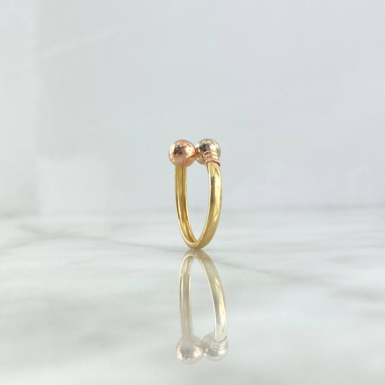 Anillo TU Y Yo 1.7gr / T6 / 6mm Tres Oros