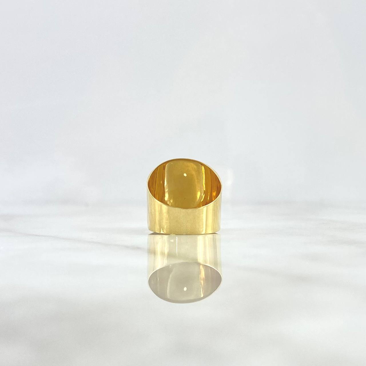 Anillo Sello Liso 3.2gr / T6 1/2 / Oro Amarillo