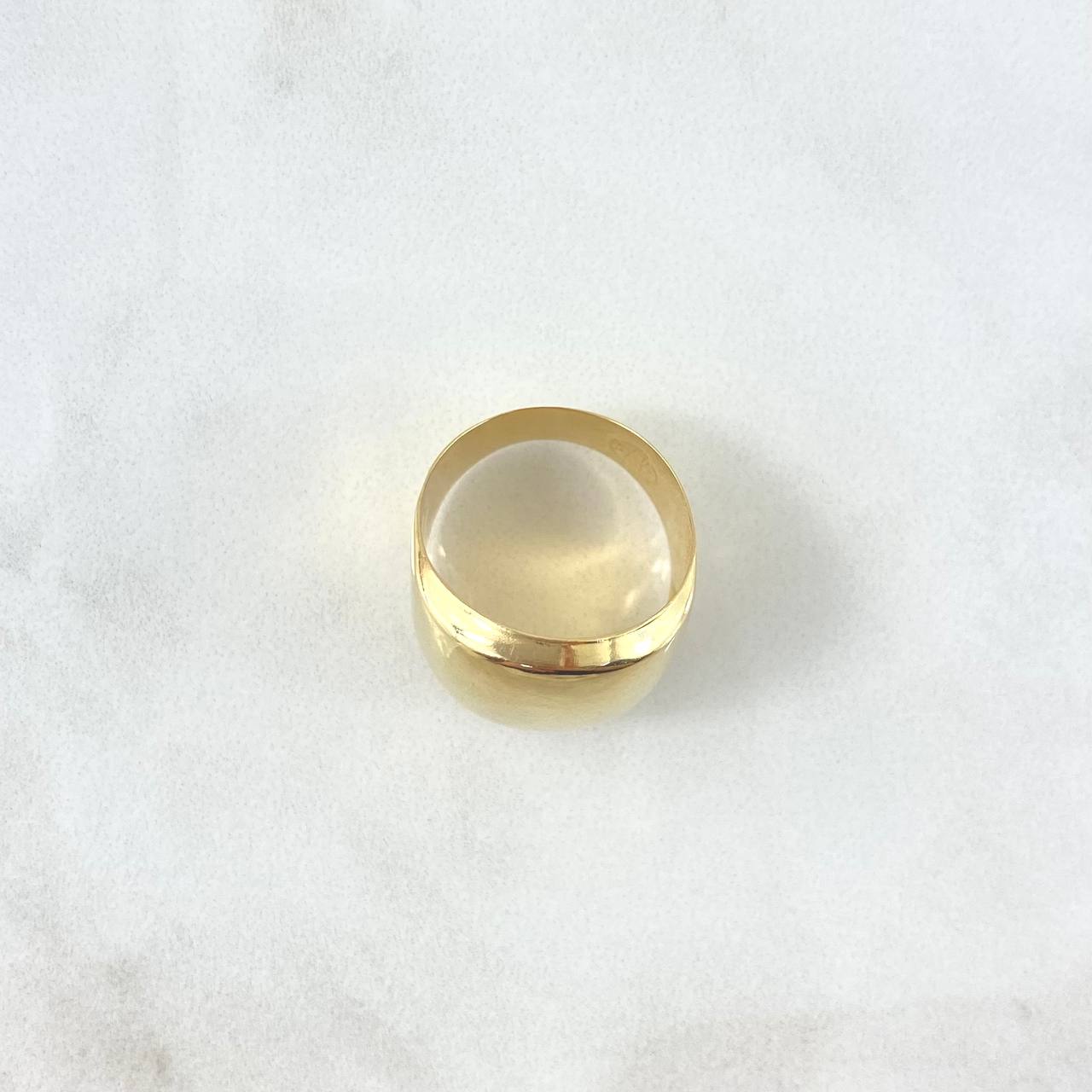 Anillo Sello Liso 3.2gr / T6 1/2 / Oro Amarillo