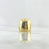 Anillo Sello Liso 3.2gr / T6 1/2 / Oro Amarillo