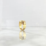 Anillo Corona Sello RX 2.75gr / T7 / Circon Blanco Oro Amarillo