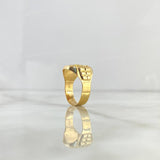 Anillo Sello Cristo 4.1gr / T9 1/2 / Oro Amarillo