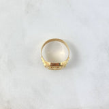 Anillo Sello Cristo 3.8gr / T7 1/2 / Oro Amarillo