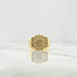 Anillo Corona RX 10.5gr / T11 / Circones Blancos Oro Amarillo