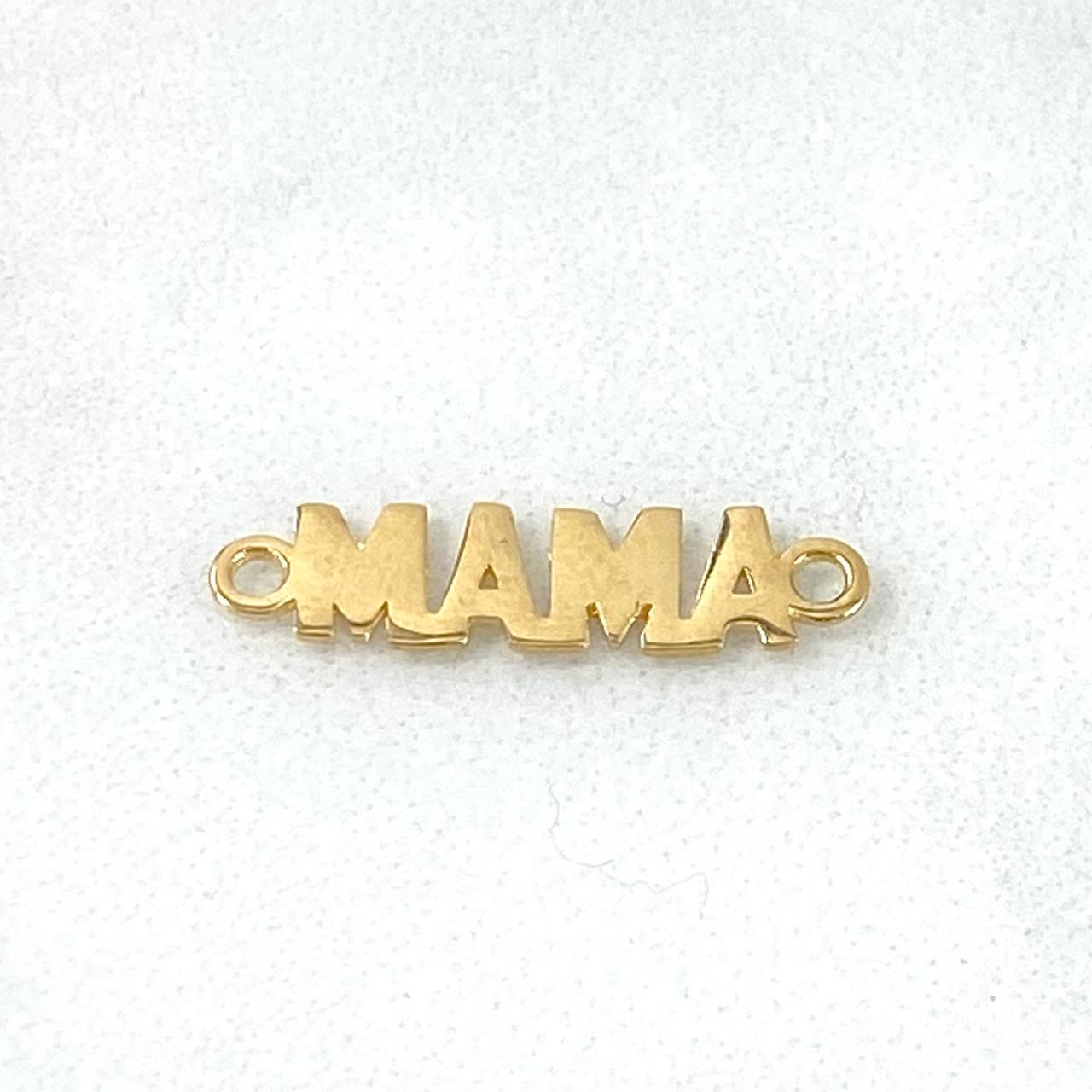 Herraje MAMÁ 0.35gr / 1.8cm / Liso Oro Amarillo