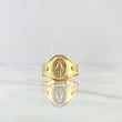 Anillo Sello Virgen Milagrosa Estrellado 2.05gr / T8 / Oro Amarillo 18K