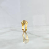 Anillo Corazon 1.75gr / T7 1/4 / Tres Oros 18K