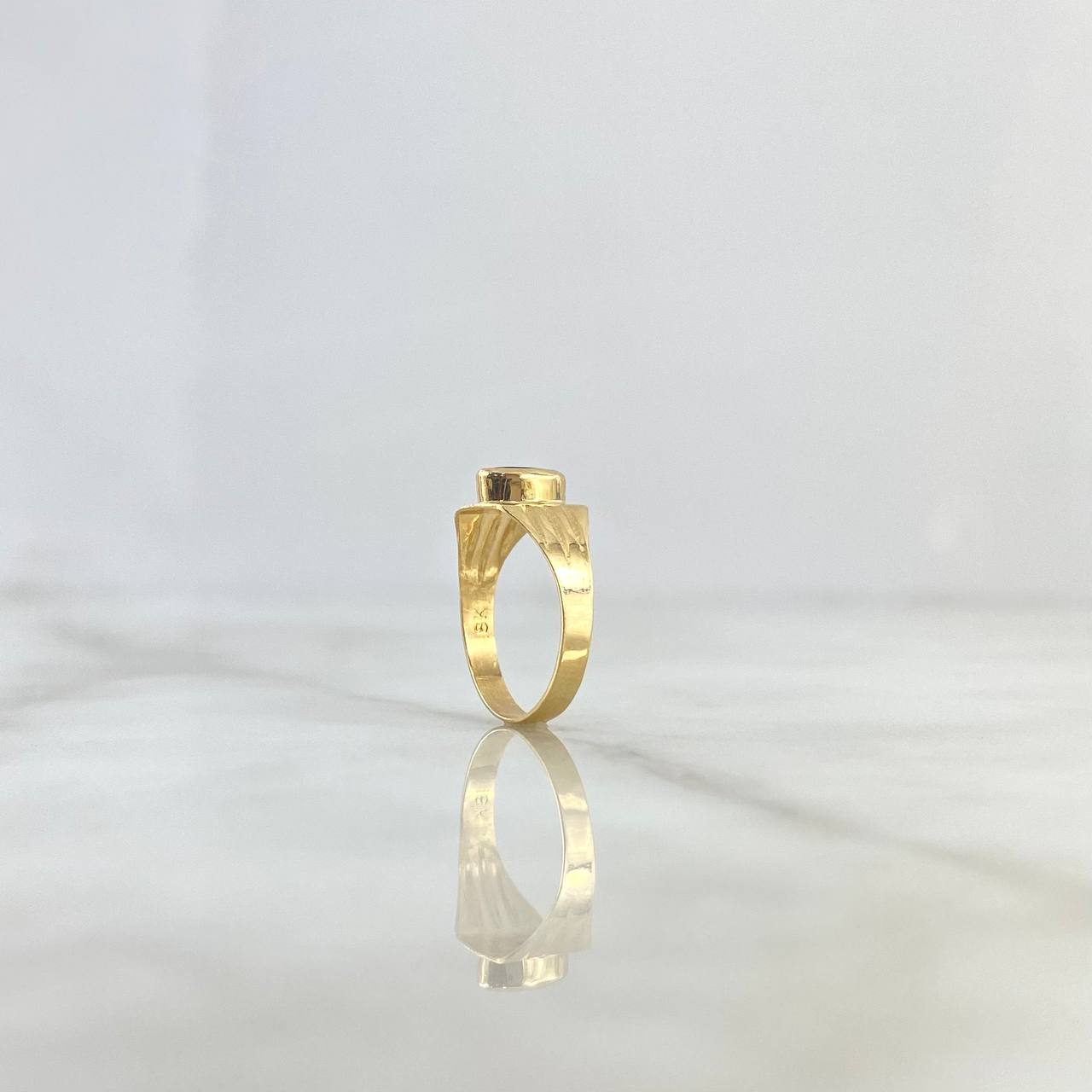 Anillo Clasico 1.2gr / T5 / Onix Oro Amarillo