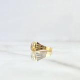 Anillo Clasico 1.15gr / T3 / Circon Blanco Oro Amarillo