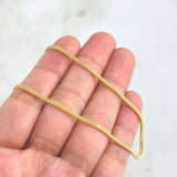 Cadena Franco 4.65gr / 60cm / 1.5mm Oro Amarillo +4