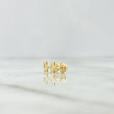 Topos Estrella De David 0.55gr / 0.6cm-Oro Amarillo