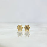 Topos Estrella De David 0.55gr / 0.6cm-Oro Amarillo