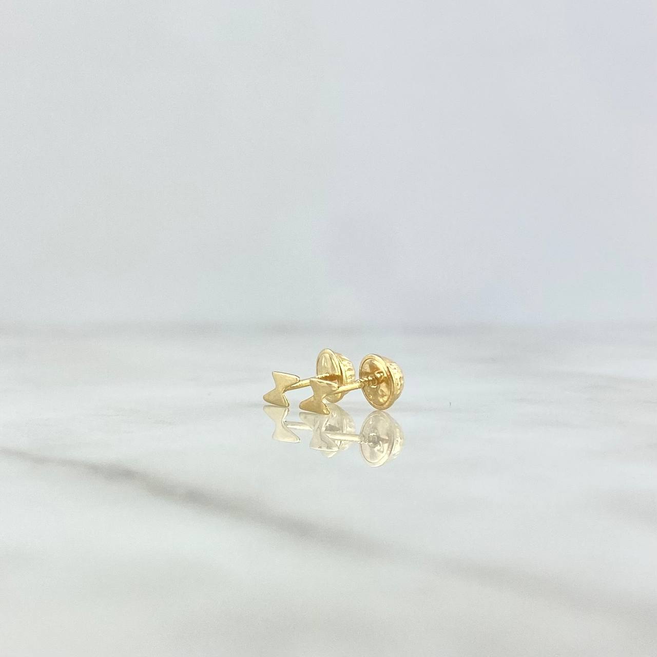 Topos Rayo 0.45gr / 8mm Lisos Oro Amarillo ©