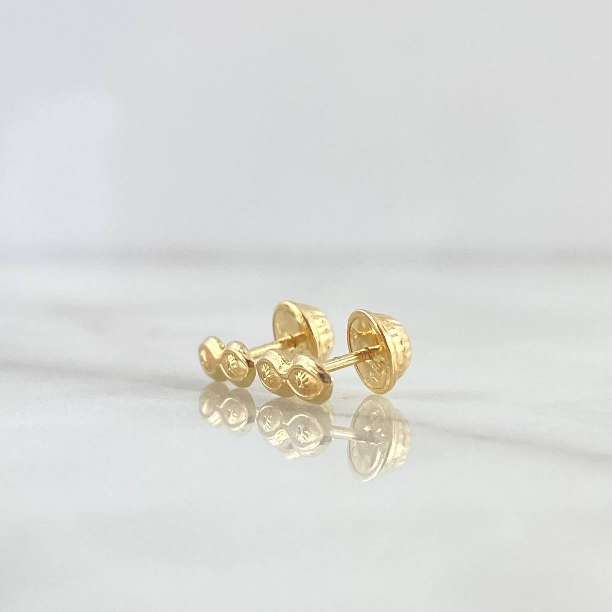 Topos Ojos Santa Lucía 0.5gr / 3mm Oro Amarillo ©