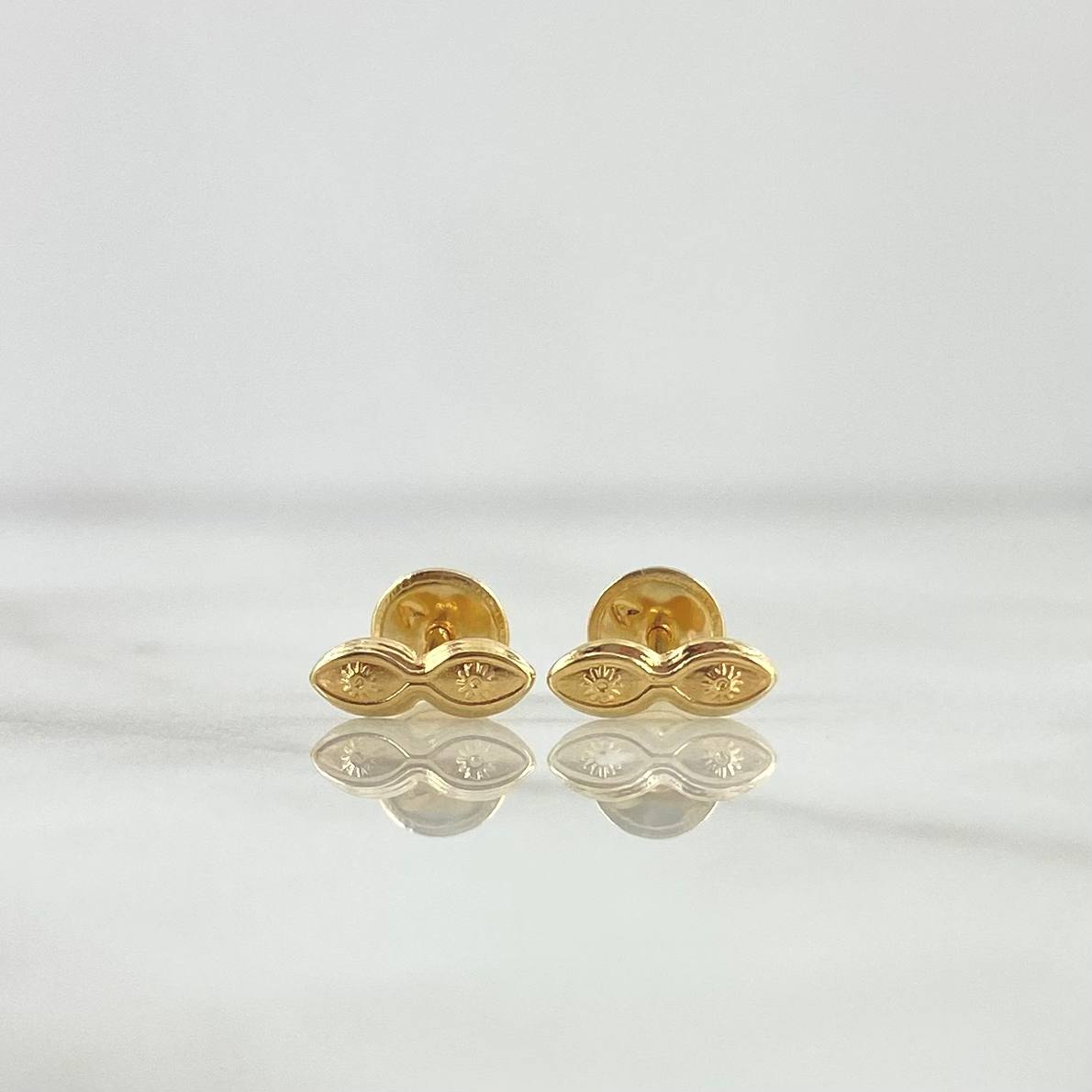 Topos Ojos Santa Lucía 0.5gr / 3mm Oro Amarillo ©