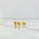 Topos Sombrero 0.9gr / 7mm Oro Amarillo